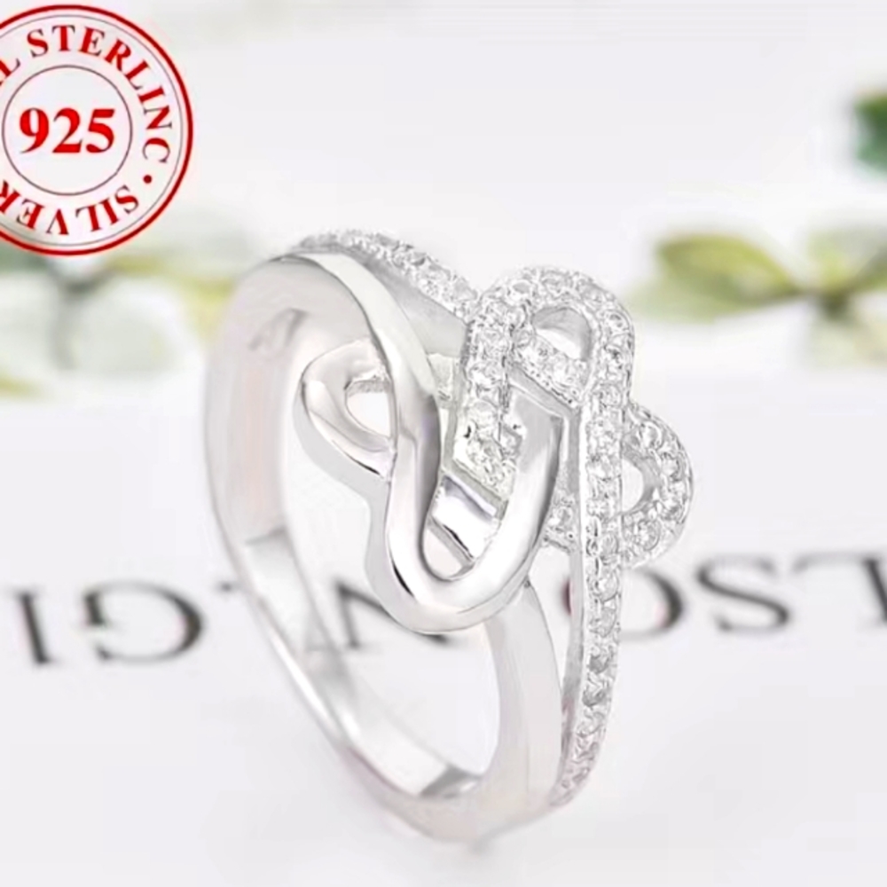 COPY - 925 Heart to Heart ring